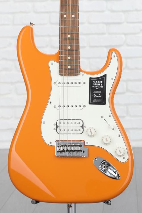 fender player stratocaster hss capri orange