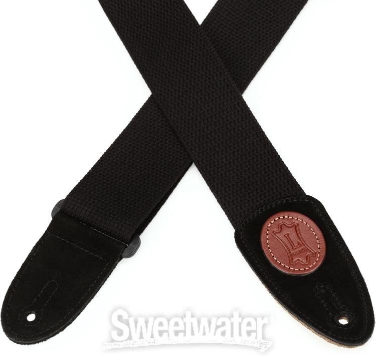 Levy's MSSC8 Cotton Guitar Strap - Black | Sweetwater