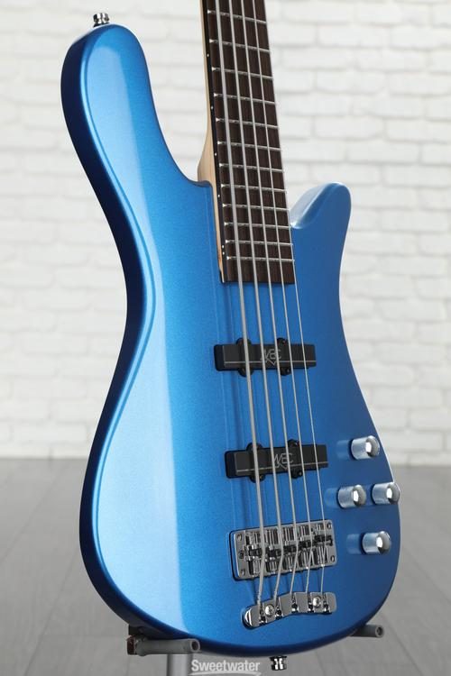 Warwick Rockbass Streamer 5 LX Electric Bass Guitar - Metallic