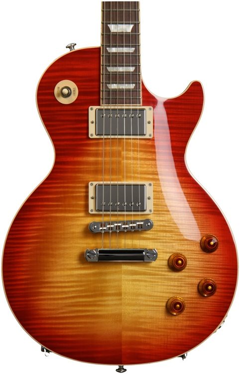 Serena by barbering Gibson Les Paul Traditional Flame Top - Heritage Cherry Sunburst, AAA  Figured Top | Sweetwater