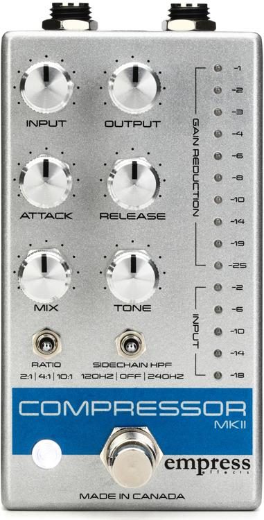 Empress Guitar Compressor Mk II - Silver | Sweetwater