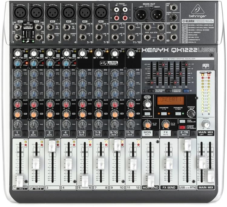 Behringer Xenyx Mixer with USB and |