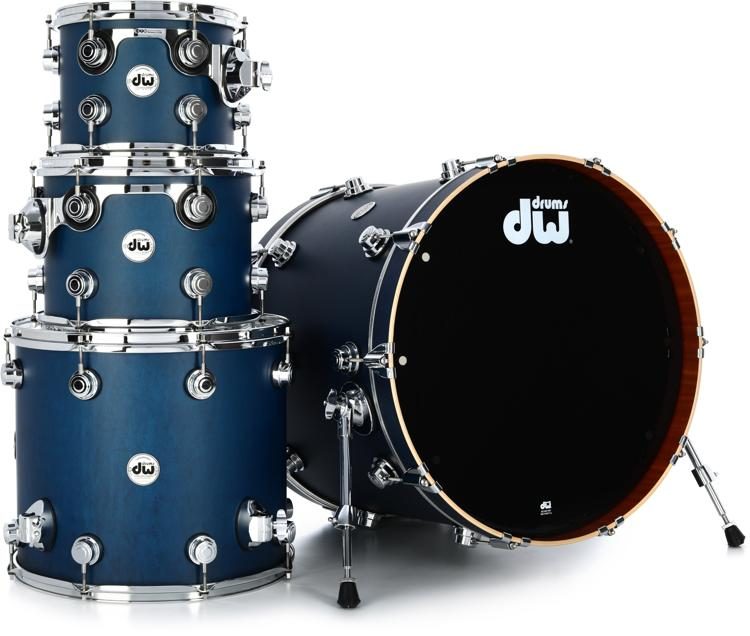 DW Collector's Series Maple Mahogany 4-piece Shell Pack - Satin