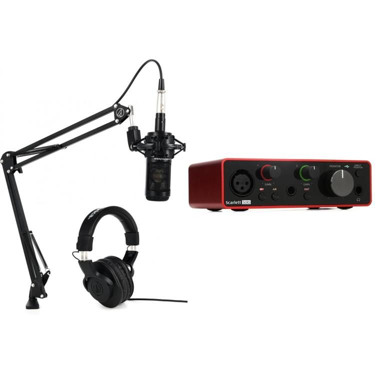 Shure SM7B Microphone And Focusrite Scarlett 2i2 Interface, 49% OFF