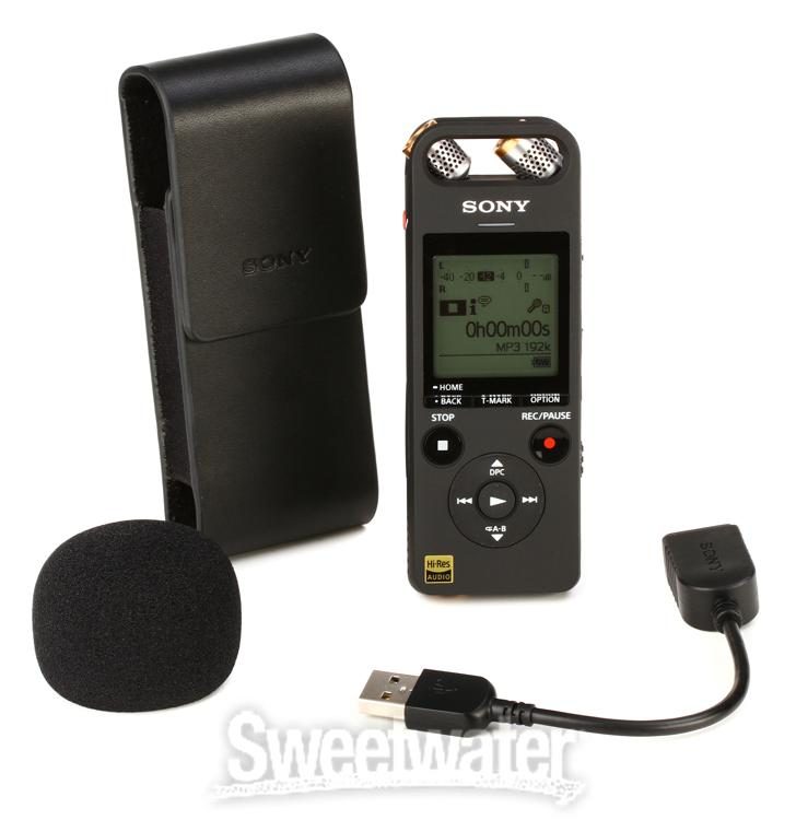 ochtendgloren gastheer koppeling Sony ICDSX2000 Digital Voice Recorder with Bluetooth remote | Sweetwater