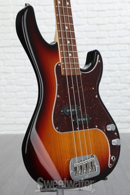 G L Fullerton Deluxe Sb 1 Bass Guitar 3 Tone Sunburst Sweetwater