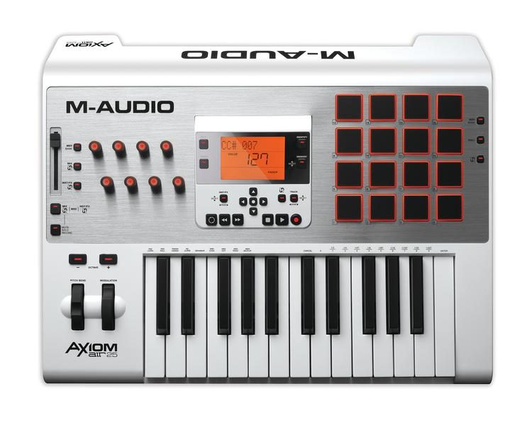 list of axiom 25 midi maps for native instruments software