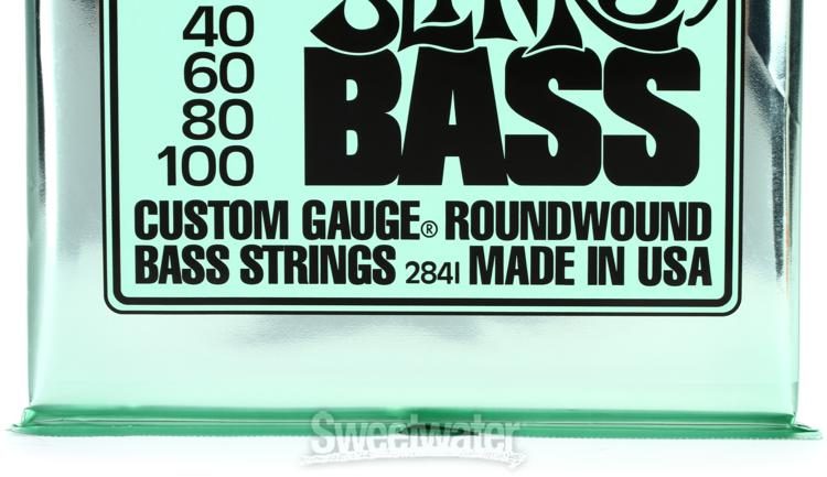 40-100 Gauge Ernie Ball Hyper Slinky Nickel Wound Bass Guitar Strings P02841 
