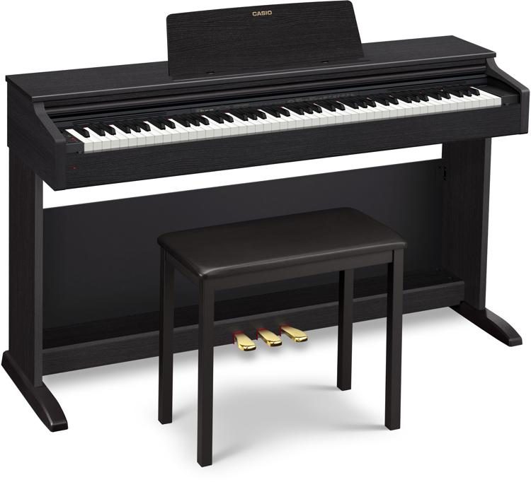 Casio AP-270 Celviano Digital Upright Piano with Black Sweetwater