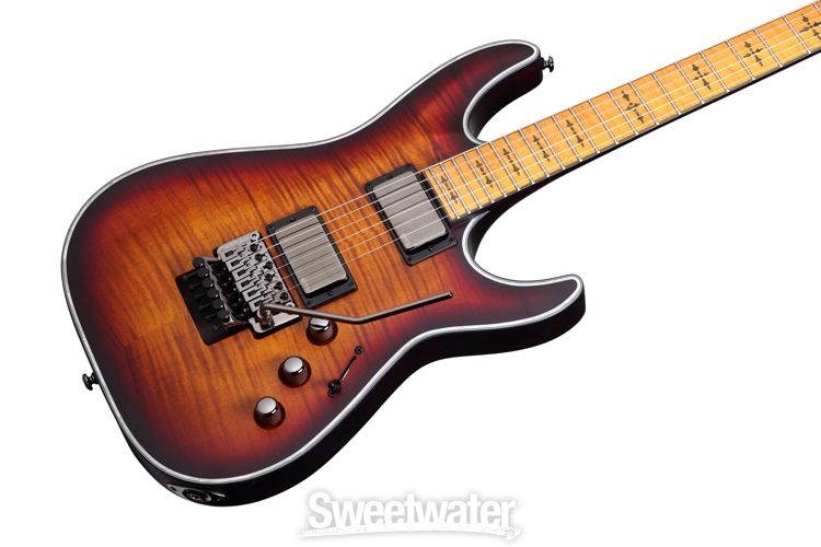 Schecter Hellraiser Extreme C-1 FR - 3-tone Satin Sunburst, MF 