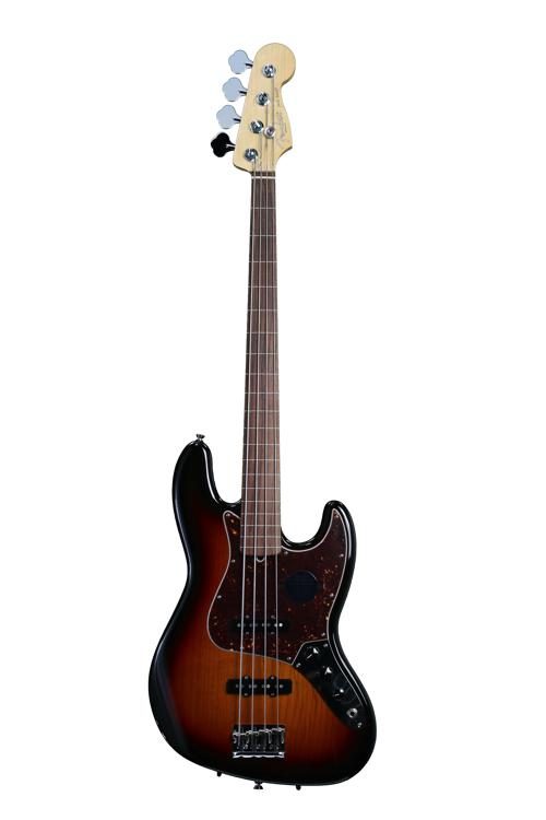 Fender American Standard Fretless Jazz Bass - 3-tone Sunburst, Rosewood  Fingerboard | Sweetwater