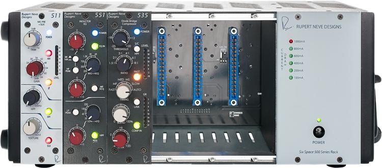 Rupert Neve Designs R6 6-slot 500 Series Chassis Channel Strip Bundle