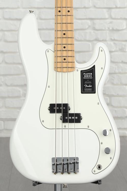 Fender Player Precision Bass - Polar White with Maple Fingerboard