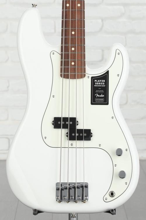 Fender Player Precision Bass - Polar White with Pau Ferro Fingerboard