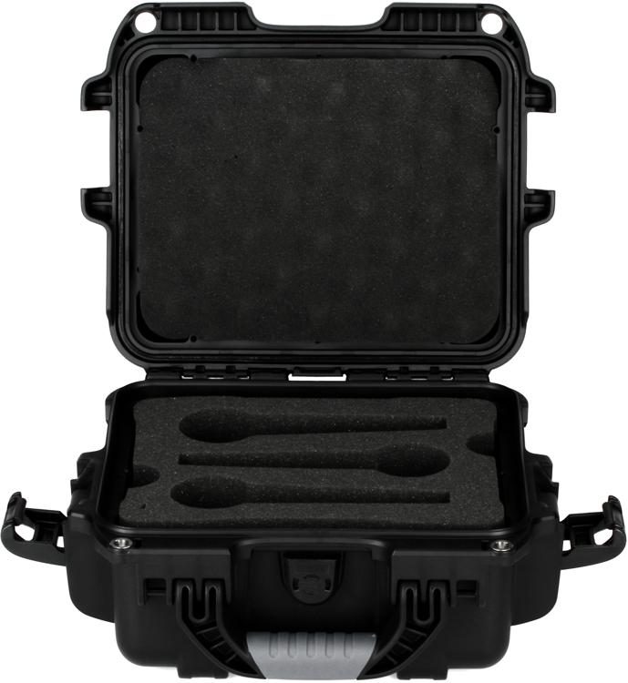 Gator Cases GM-06-MIC-WP Waterproof Mic Case Fits 6 Handheld Microphones New 