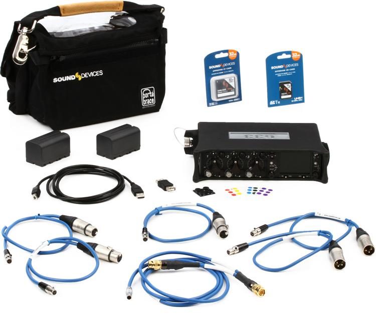 Sound Devices 633 6channel Field Mixer with 10track Recorder Kit
