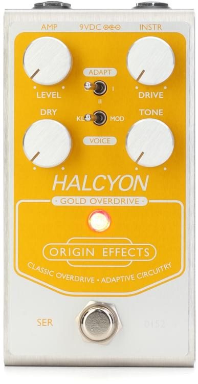 Origin Effects Halcyon Gold Overdrive Pedal | Sweetwater