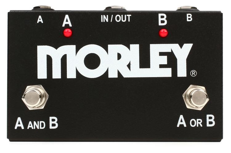 Morley ABY 2-button Switcher/Combiner Pedal | Sweetwater