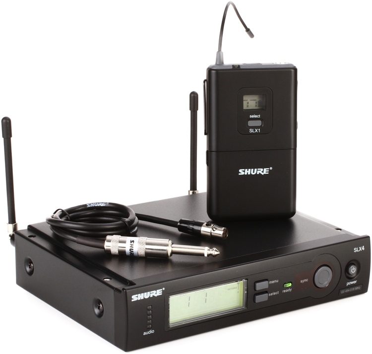 Shure SLX14 Wireless Guitar System - G5 Band | Sweetwater