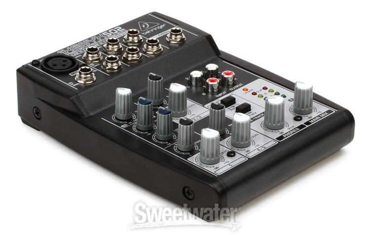 Behringer Xenyx 502 5-channel Analog Mixer Sweetwater