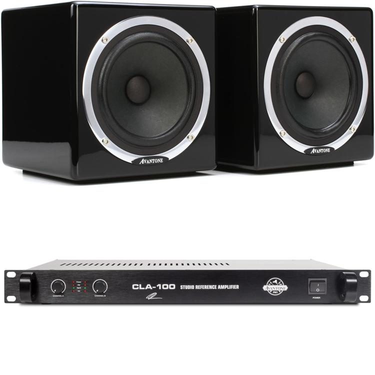 Avantone Pro MixCube Reference Monitors (Pair) with CLA100 Studio Reference  Amplifier - Black | Sweetwater