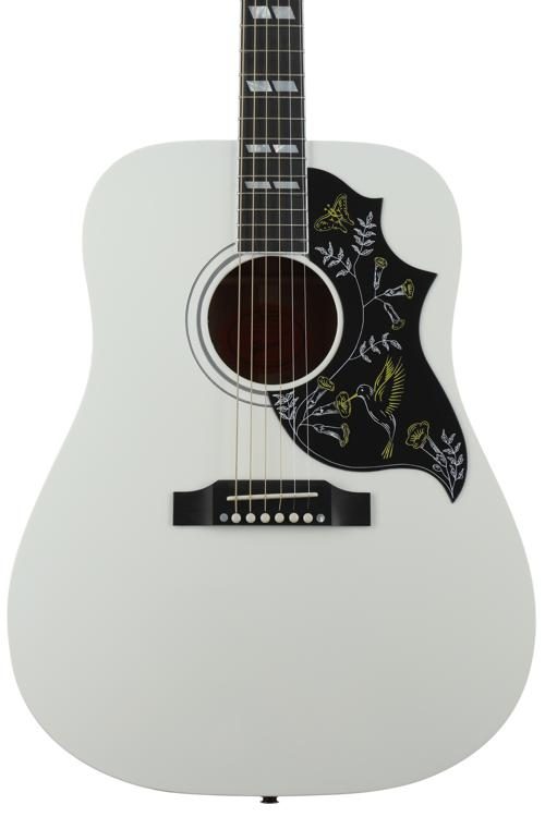 gibson hummingbird alpine white