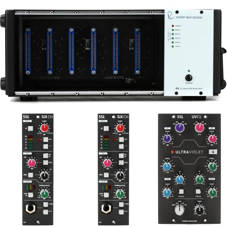 Solid State Logic 500 Series Dual SiX Channel Channel Strip and UltraViolet  EQ Bundle