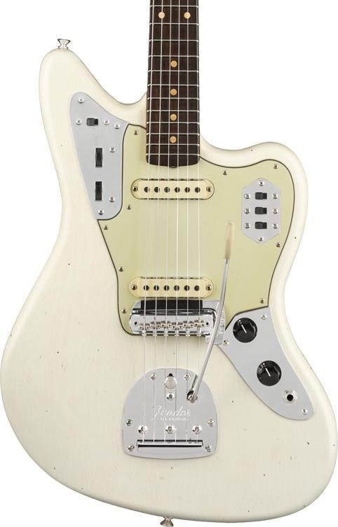 Fender Custom Shop 1962 Jaguar Journeyman Relic - Aged Olympic White ...