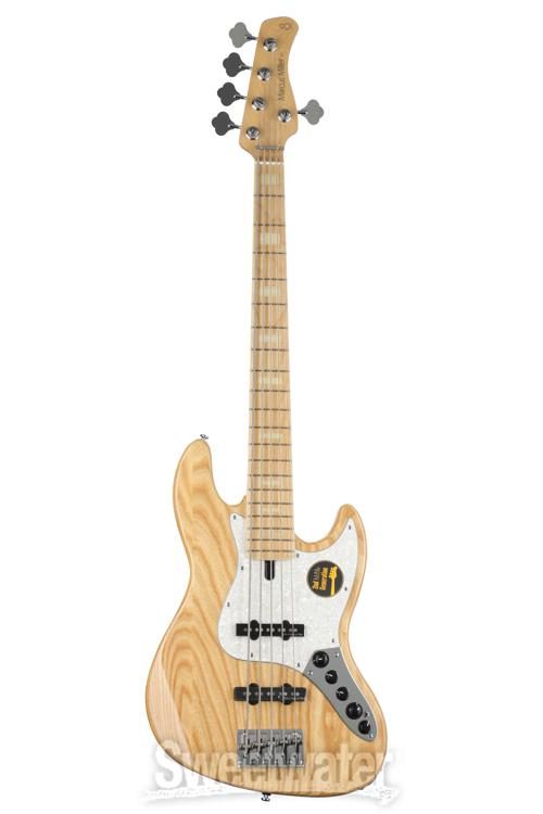 Sire Marcus Miller V7 Swamp Ash 5-string Bass Guitar Natural Sweetwater
