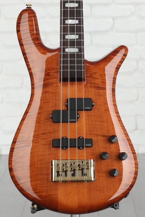 Spector Euro 4 LX Doug Wimbish Signature Bass Guitar - Amber Stain Gloss