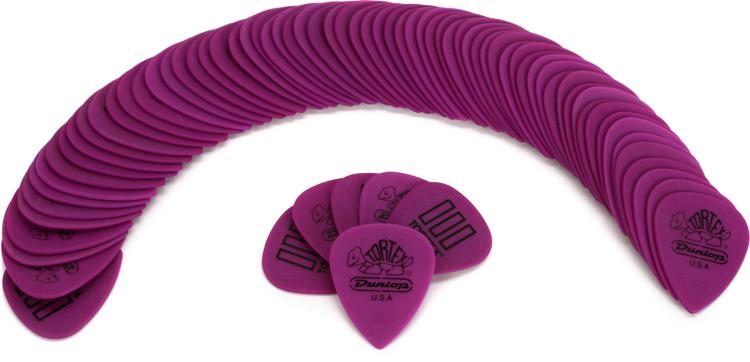 72 Pack Jim Dunlop 462R Tortex TIII Guitar Pick 1.14mm Purple 