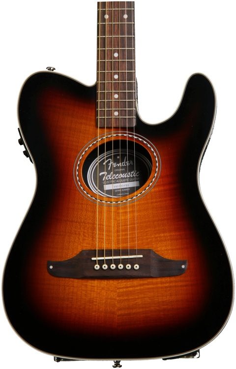 Fender Telecoustic Premier - 3 Tone Sunburst