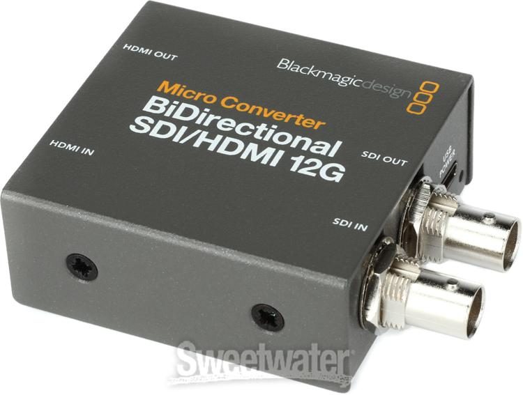 Blackmagic Bidirectional SDI/HDMI 12G Micro Converter | Sweetwater