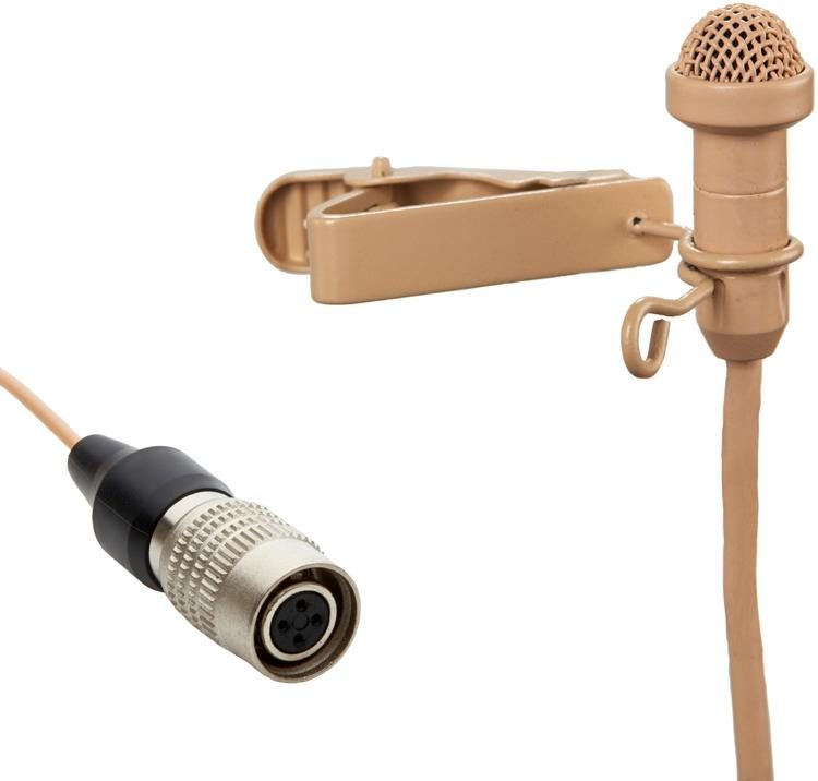 Acacia Audio LIZ Miniature Lapel Microphone for AudioTechnica Wireless (cW) Tan Sweetwater