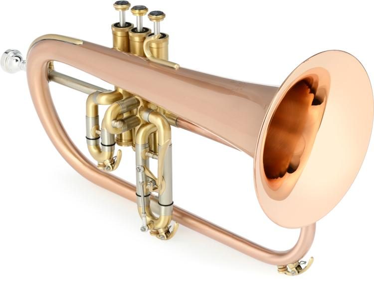 Blessing BFH-1541RT Performance Series Intermediate Bb Flugelhorn - Clear  Lacquer