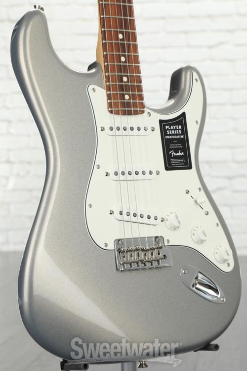 silver stratocaster