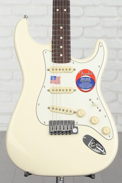 Fender Jeff Beck Stratocaster - Olympic White with Rosewood Fingerboard ...