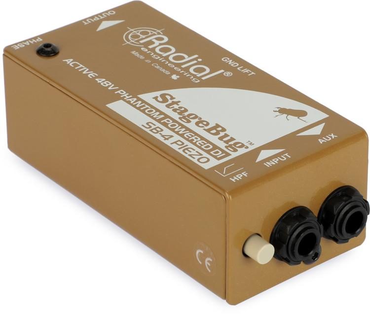 アンプ StageBug SB-4 Piezo StageBug SB-4 Ultra-Compact Active DI for Piezo Pickups