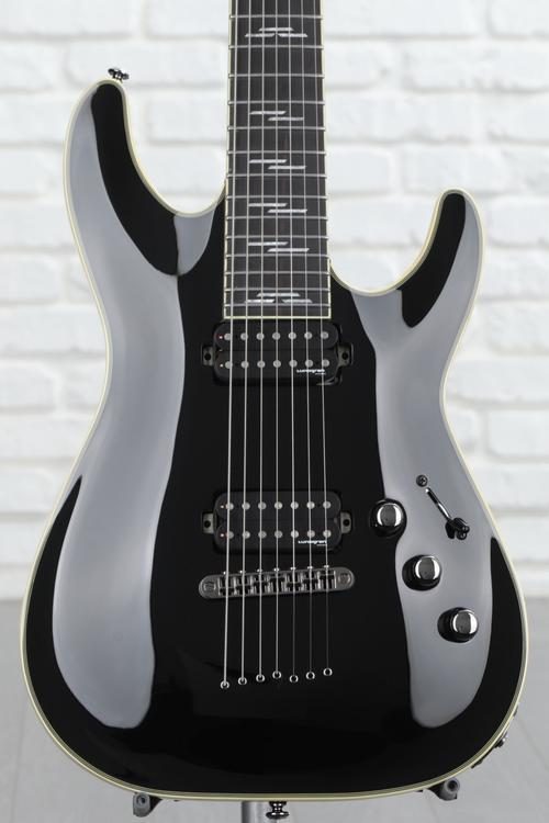 Schecter C-7 Blackjack Electric Guitar - Black Gloss