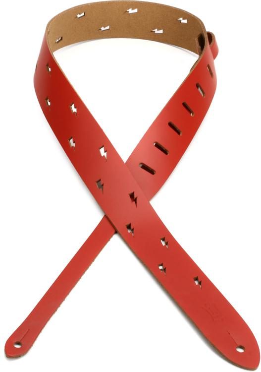 Levy's MJ12LBC-RED Kids Guitar Strap - Red | Sweetwater