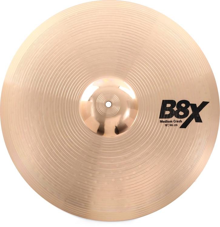 Sabian 18 inch B8X Medium Crash Cymbal | Sweetwater