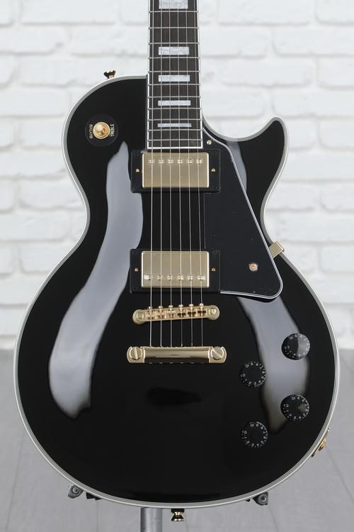 Epiphone Les Paul Custom Electric Guitar - Ebony | Sweetwater