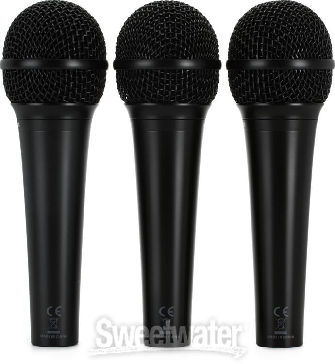 Productiecentrum Zee Raffinaderij Behringer XM1800S Dynamic Vocal & Instrument Microphone (3-pack) |  Sweetwater