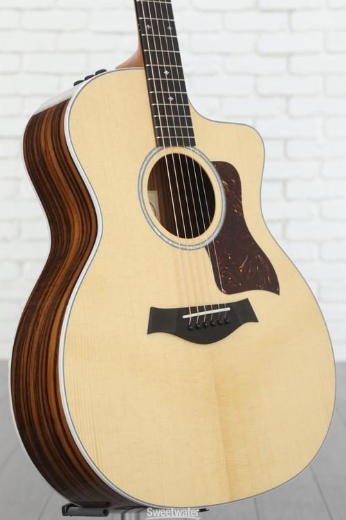 Taylor 214ce Deluxe Acoustic-electric Guitar - Natural with Layered  Rosewood Back & Sides