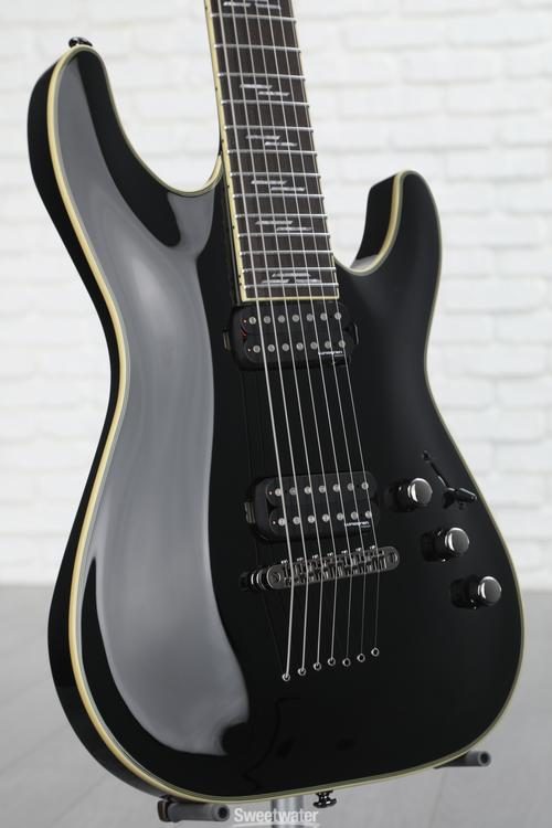 Schecter C-7 Blackjack Electric Guitar - Black Gloss | Sweetwater