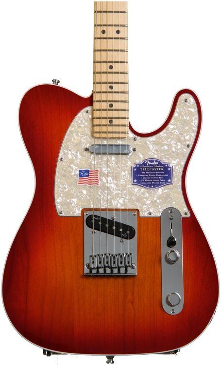 Fender American Deluxe Telecaster - Aged Cherry Burst, Maple