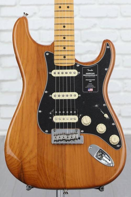 Fender American Professional Ii Stratocaster Hss - Roasted Pine With 