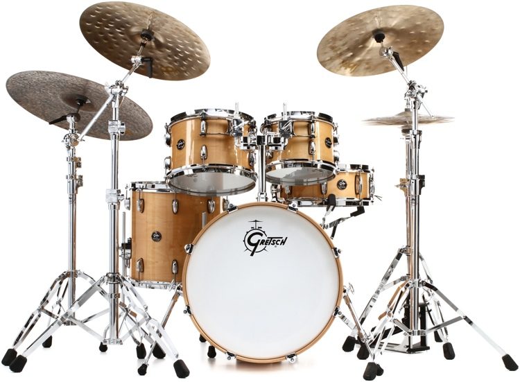 Gretsch Drums Renown RN2-E604 4-piece Shell Pack - Gloss Natural |  Sweetwater