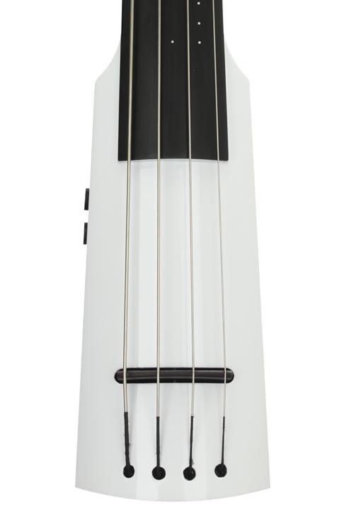 NS Design WAV4 Electric Upright Bass Brilliant White Sweetwater