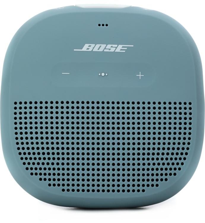 perspectiva Esquivo Traducción Bose SoundLink Micro Bluetooth Speaker - Stone Blue | Sweetwater
